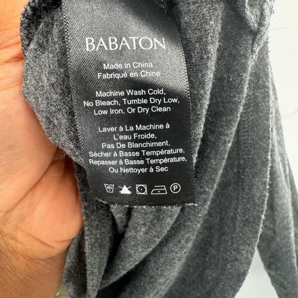 Aritzia Babaton grey turtleneck sweater top size S - Picture 4 of 7